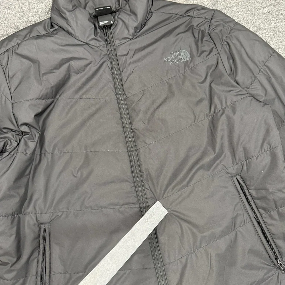 The North Face Jacket Men XL Junction Insulation Black Full Zip Outdoor Trail